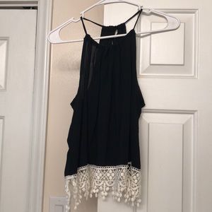 Black summer tank